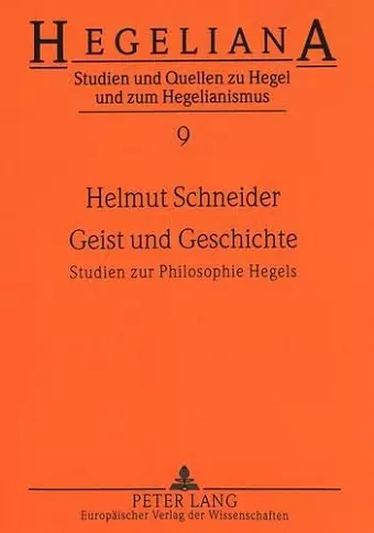 Geist Und Geschichte cover