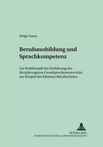 Berufsausbildung und Sprachkompetenz cover