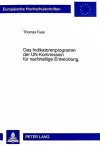 Das Indikatorenprogramm Der Un-Kommission Fuer Nachhaltige Entwicklung cover