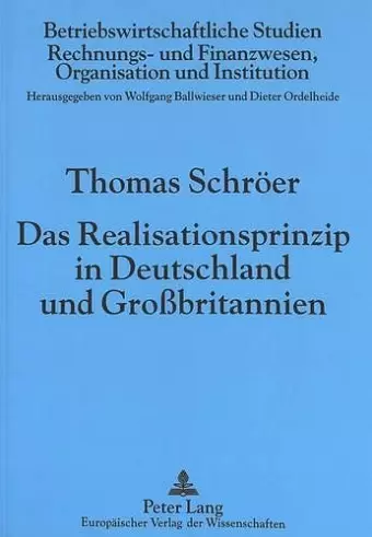 Das Realisationsprinzip in Deutschland Und Großbritannien cover