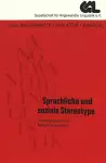 Sprachliche Und Soziale Stereotype cover