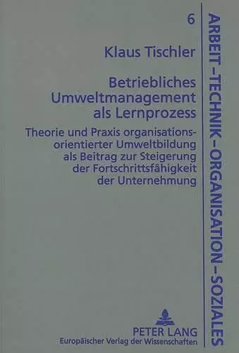 Betriebliches Umweltmanagement ALS Lernprozess cover