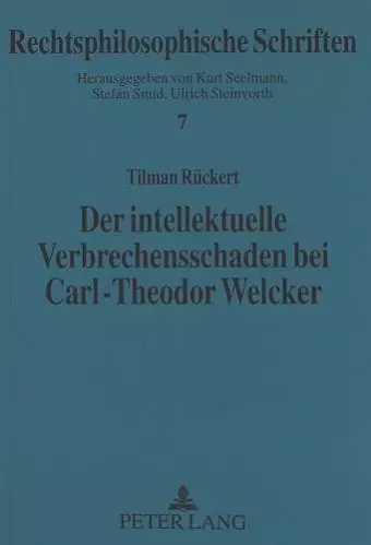 Der Intellektuelle Verbrechensschaden cover