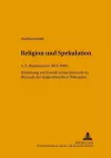 Religion Und Spekulation cover