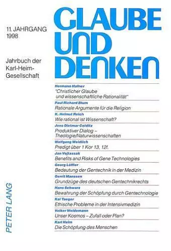 Glaube Und Denken cover