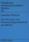 Die Finanzen Der Kommanditgesellschaft Auf Aktien cover