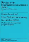 Eine Zivilrechtsordnung Fuer Liechtenstein cover