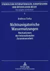 Nichtnavigatorische Wassernutzungen cover