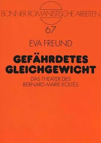 Gefaehrdetes Gleichgewicht cover