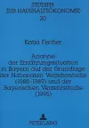 Analyse Der Ernaehrungssituation in Bayern Auf Der Grundlage Der Nationalen Verzehrsstudie (1985-1989) Und Der Bayerischen Verzehrsstudie (1995) cover