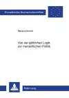 Von der goettlichen Logik zur menschlichen Politik cover