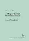 Anfaenge Englischen Literaturunterrichts cover