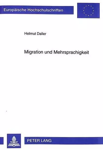 Migration Und Mehrsprachigkeit cover