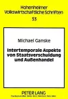 Intertemporale Aspekte Von Staatsverschuldung Und Außenhandel cover