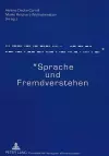 Sprache Und Fremdverstehen cover