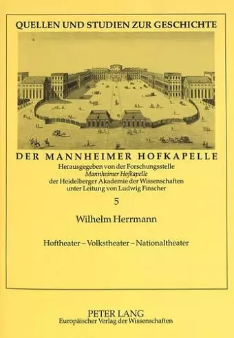 Hoftheater - Volkstheater - Nationaltheater cover