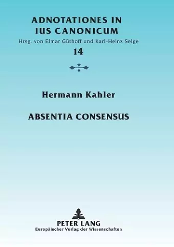 Absentia consensus cover