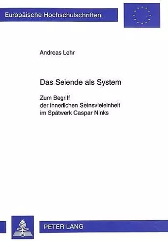 Das Seiende ALS System cover