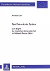 Das Seiende ALS System cover