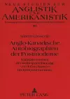 Anglo-Kanadische Autobiographien Der Postmoderne cover