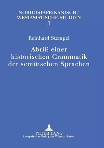 Abri� Einer Historischen Grammatik Der Semitischen Sprachen cover