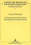 Verfassungswerte ALS Schranken Vorbehaltloser Freiheitsgrundrechte cover