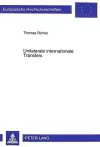 Unilaterale Internationale Transfers cover