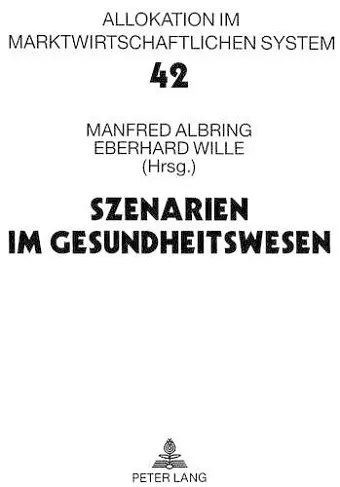 Szenarien Im Gesundheitswesen cover