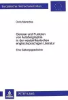 Genese und Funktion von Autobiographie in der westafrikanischen englischsprachigen Literatur cover