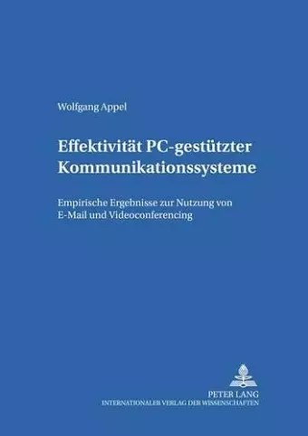 Effektivitaet Pc-Gestuetzter Kommunikationssysteme cover