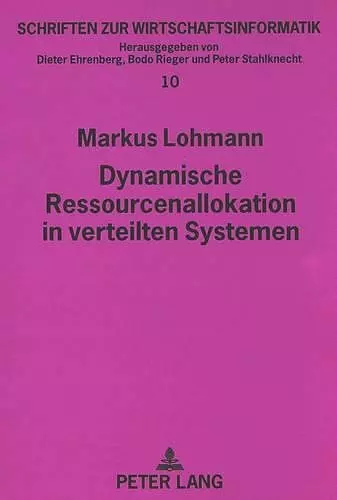 Dynamische Ressourcenallokation In Verteilen Systemen cover