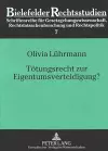 Toetungsrecht Zur Eigentumsverteidigung? cover