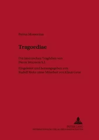 Tragoediae cover