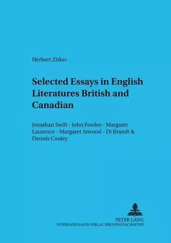 Selected Essays in English Literatures: British and Canadian cover