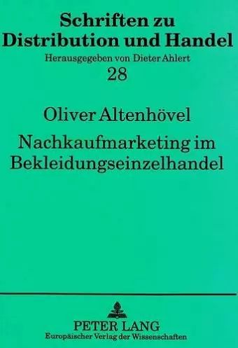 Nachkaufmarketing Im Bekleidungseinzelhandel cover