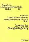 Irrwege Der Strafgesetzgebung cover