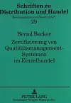 Zertifizierung Von Qualitaetsmanagement-Systemen Im Einzelhandel cover