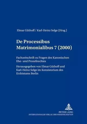 de Processibus Matrimonialibus cover