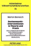 Devisenmarktinterventionen in Theorie Und Praxis cover