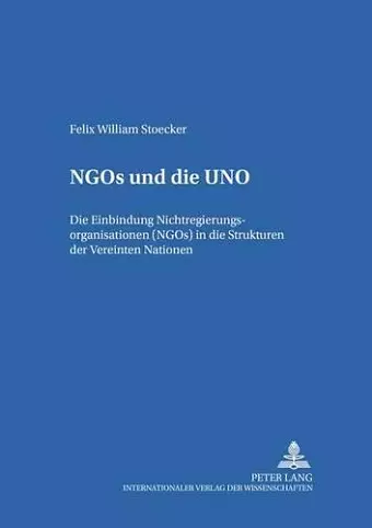 Ngos Und Die Uno cover