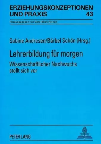 Lehrerbildung Fuer Morgen cover