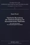 Fiskalische Beurteilung Der Staatsverschuldung Mit Oekonometrischen Methoden cover