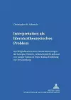 Interpretation ALS Literaturtheoretisches Problem cover