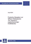 Produktive Rezeption Von William Shakespeares «The Tempest» in Englischsprachiger Erzaehlliteratur cover