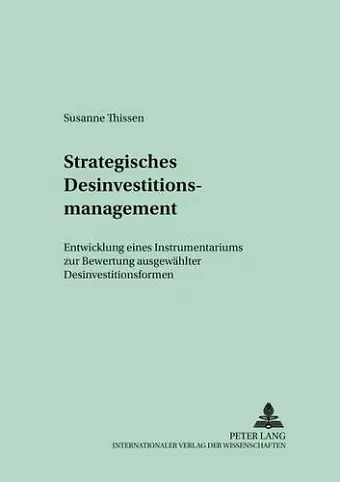 Strategisches Desinvestitionsmanagement cover