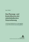 Das Planungs- Und Kontrollsystem Der Mittelstaendischen Unternehmung cover