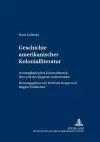 Geschichte Amerikanischer Kolonialliteratur cover