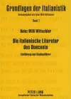 Die Italienische Literatur Des Duecento cover