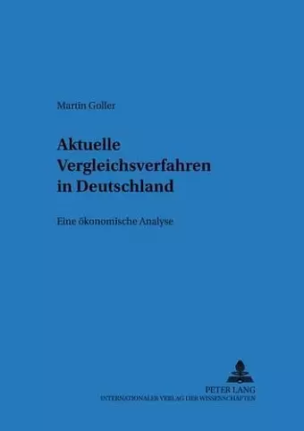 Aktuelle Vergleichsverfahren in Deutschland cover