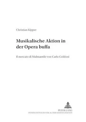 Musikalische Aktion in Der Opera Buffa cover